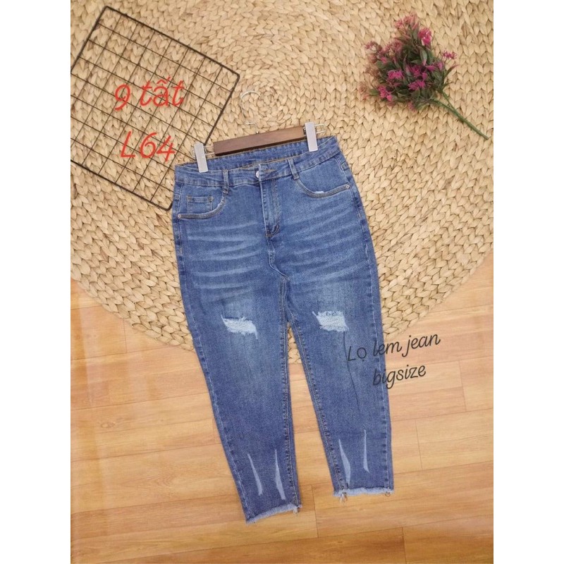Quần Jean nữ bigsize 9 tất 32-36/đại 60kg - 95kg | BigBuy360 - bigbuy360.vn