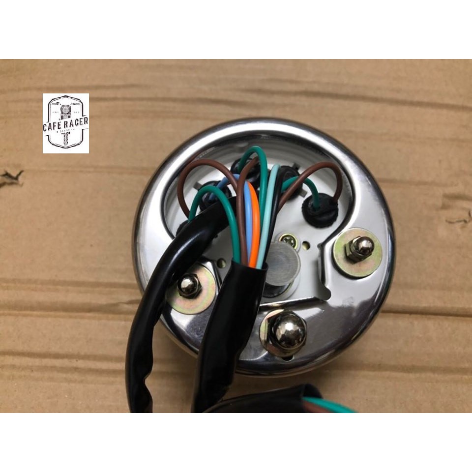 ĐỒNG HỒ XE MÁY ĐỘ CLASSIC - đồng hồ báo số, báo km độ Cafe Racer Tracker CG125 SU GN125 CD 67 WIN