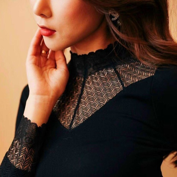 ÁO LEN GIỮ NHIỆT REN CỰC SANG CHẢNH CỰC HOT HÀNG L1 FULL HỘP-giadungsieure