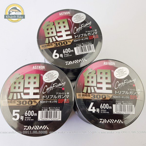 Cước Daiwa ASTRON KOI 600m Chính Hãng