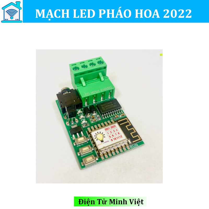 Mạch Led Pháo Hoa âm thanh có wifi (Điều khiển qua điện thoại)