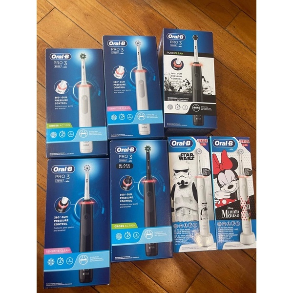 Bàn chải điện oral b pro 2000 ,3000( bill pháp)