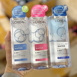 NƯỚC TẨY TRANG L'ORÉAL MICELLAR WATE 3 IN 1