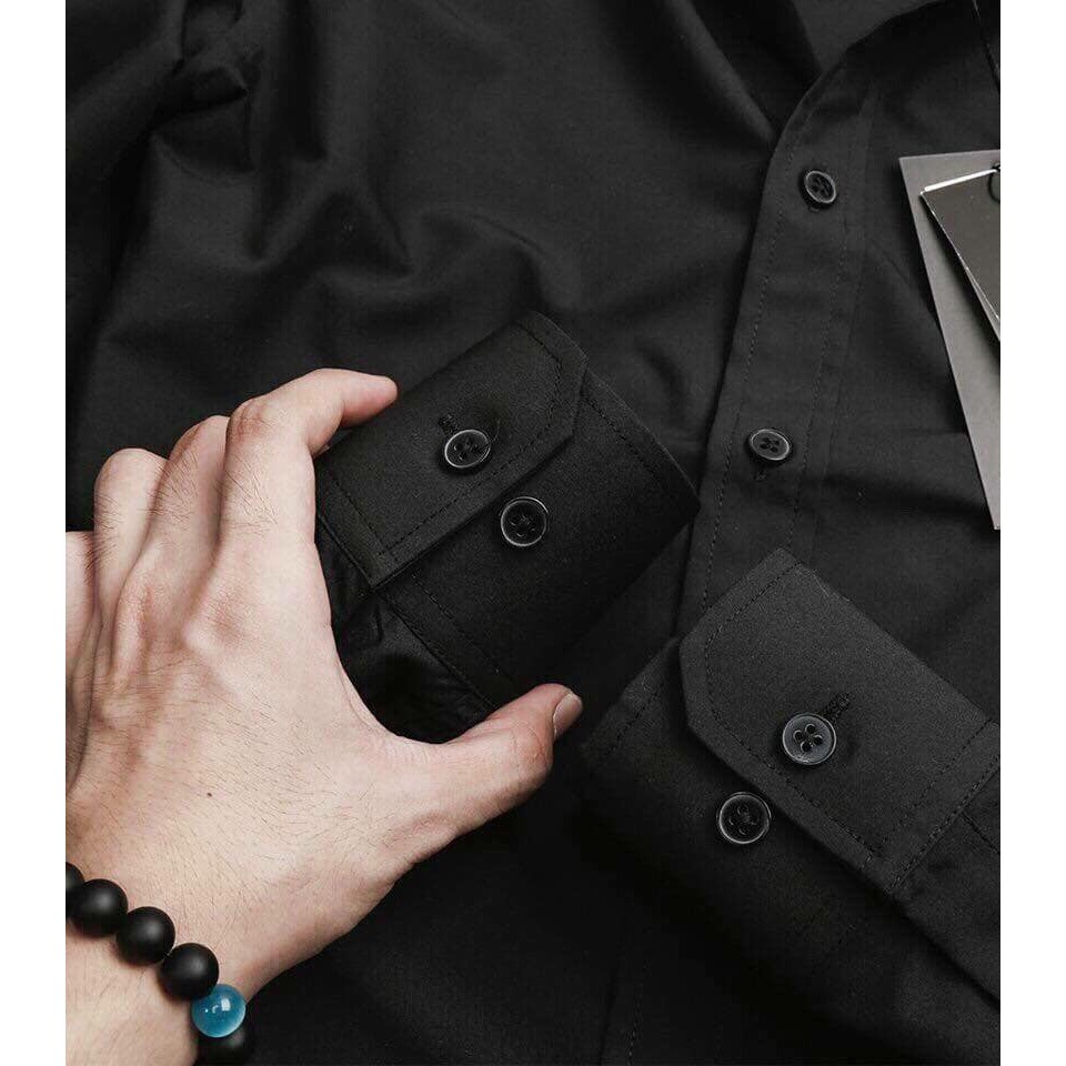 [HÀNG CAO CẤP] ÁO SƠ MI TRẮNG, ĐEN, ÁO NAM CÔNG SỞ CHẤT LỤA MỊN GẤP HỘP (GIAO HOẢ TỐC 1H GRAB) | BigBuy360 - bigbuy360.vn