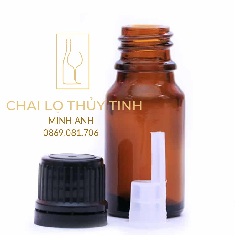 {DEAL SHOCK} Lọ thủy tinh  tinh dầu nắp nhựa- [SIÊU BỀN] - 30ml