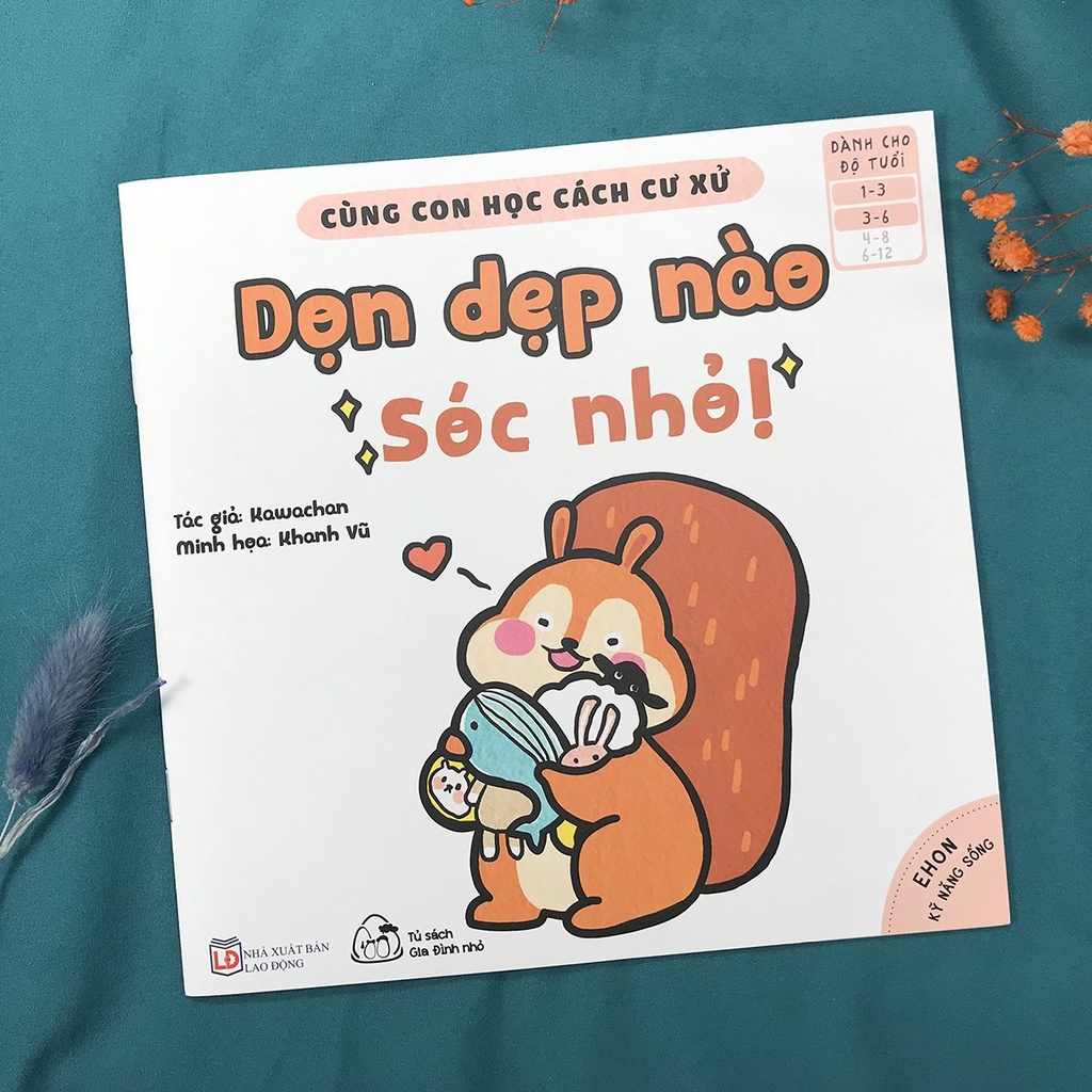 Sách - Ehon Kỹ Năng Sống - Cùng Con Học Cách Cư Xử (1-6 tuổi) lẻ tùy chọn