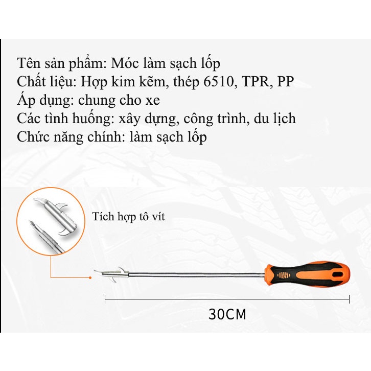 Dụng Cụ Móc Đá Lốp Xe Giúp Kéo Dài Tuổi Thọ Của Lốp - CARZONE