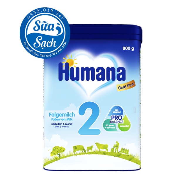Sữa Humana Gold 1/2 800gr (Mẫu mới) Date mới