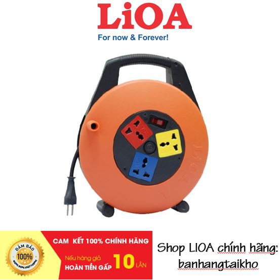 Ổ Cắm Xách Tay LiOA XTD10-2-10A Dây 10m X 2 10A