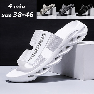 Dép lê đế dày 4 màu tùy chọn thời trang có size lớn 38-46 cho nam và nữ