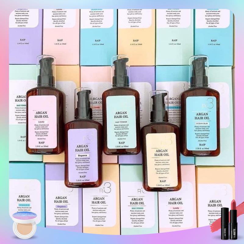 TINH DẦU DƯỠNG TÓC RAIP R3 ARGAN HAIR OIL 100ML