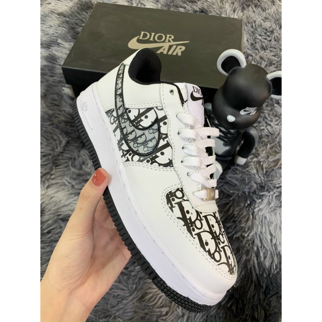 [Giảm giá - Hot trend ] Giày thể thao sneakers nam nữ 𝐍𝐈𝐊𝐄 Air Force 1 Trắng, Di_or Xám, Di_or Đen hàng 11