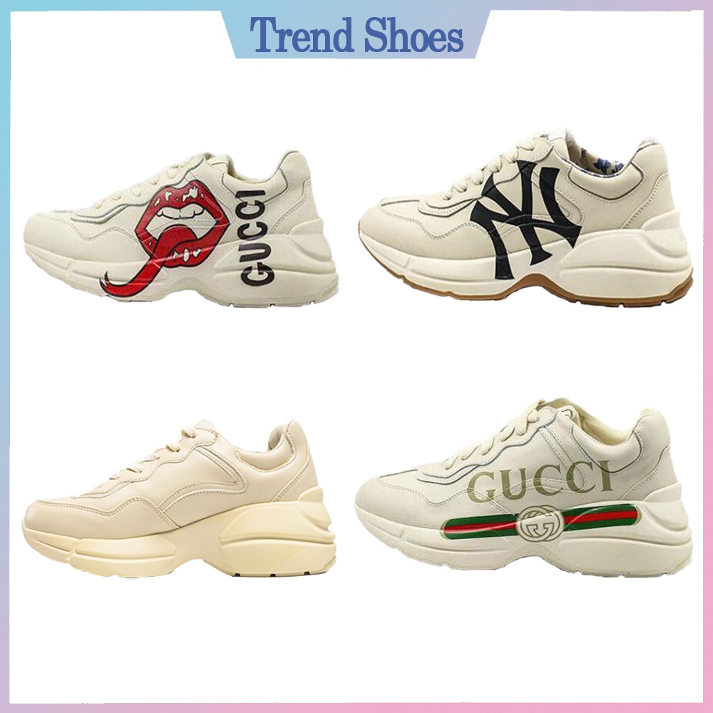 Giày Gucci Rhyton In 3D Đế Cao 5cm, Gucci Sneaker Thời Trang Phong Cách