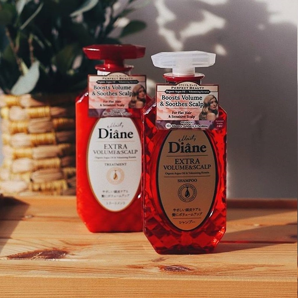 Dầu gội/ dầu Xả Ngăn Rụng &amp; Làm Phồng Tóc Moist Diane Extra Volume &amp; Scalp Nhật Bản 450ml ( 250k là giá 1 chai)