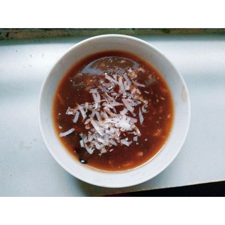 Chè đâu đỏ dừa sợi