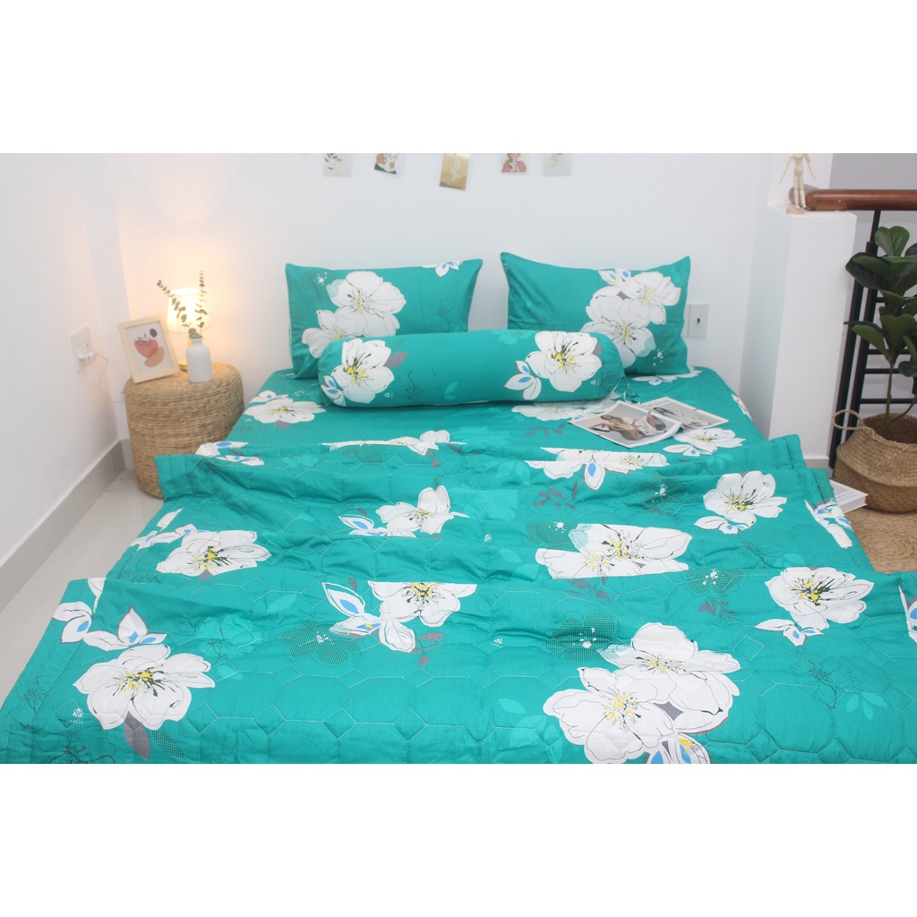 [ SALE GIÁ SỐC- HÀNG CLEAR KHO ] Bộ drap gối KHA LY - 100% cotton thiên nhiên | BigBuy360 - bigbuy360.vn