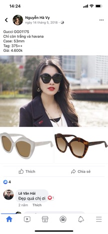 Kính Mát Unisex Gucci GG0117S