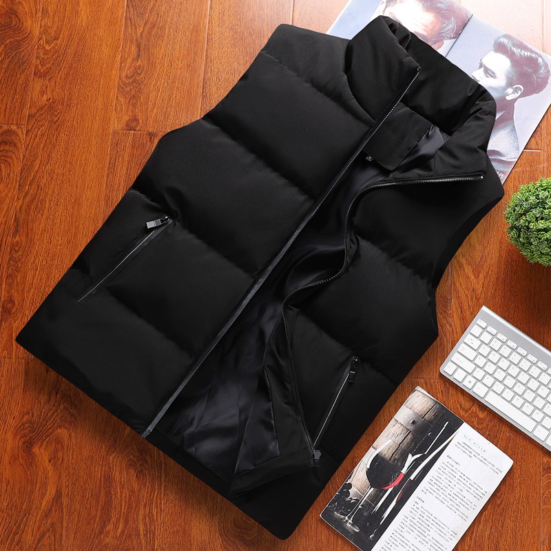 Áo khoác gile nam 3 màu đen, xanh, trắng dày dặn đẹp giá rẻ nhất thị trường giá rẻ nhất thị trường