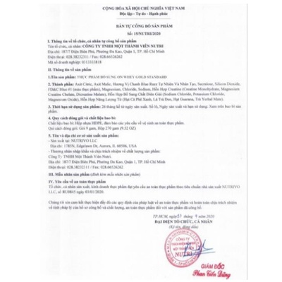 GOLD STANDARD 100% WHEY - SỮA BỔ SUNG PROTEIN GIÚP TĂNG CƠ BẮP (5 LBS) WHEY SINH VIÊN TẠI WHEYSINHVIEN.COM