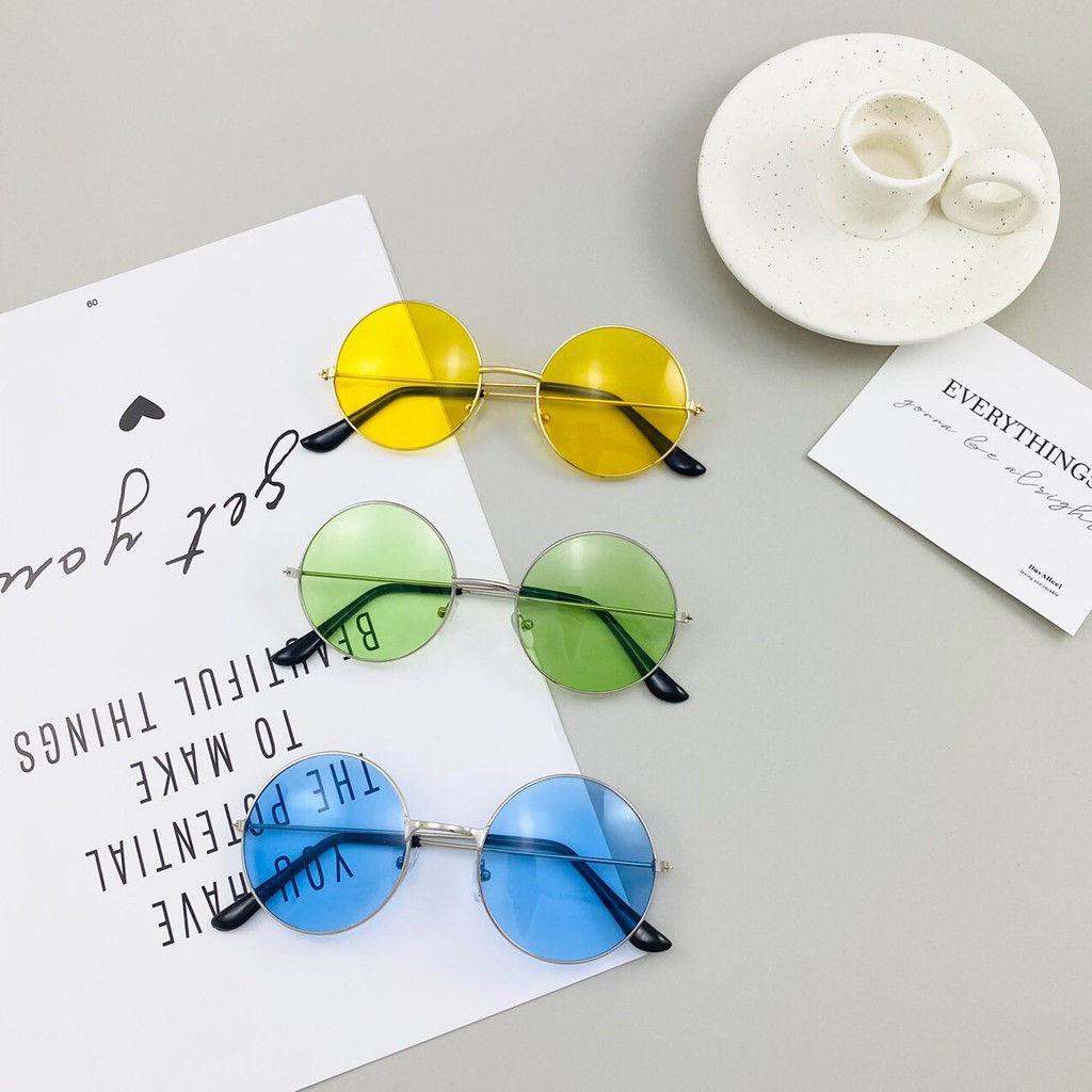Mắt Kính Thời Trang Ngố Tròn 223 Nhiều Màu Cực Hot | BigBuy360 - bigbuy360.vn