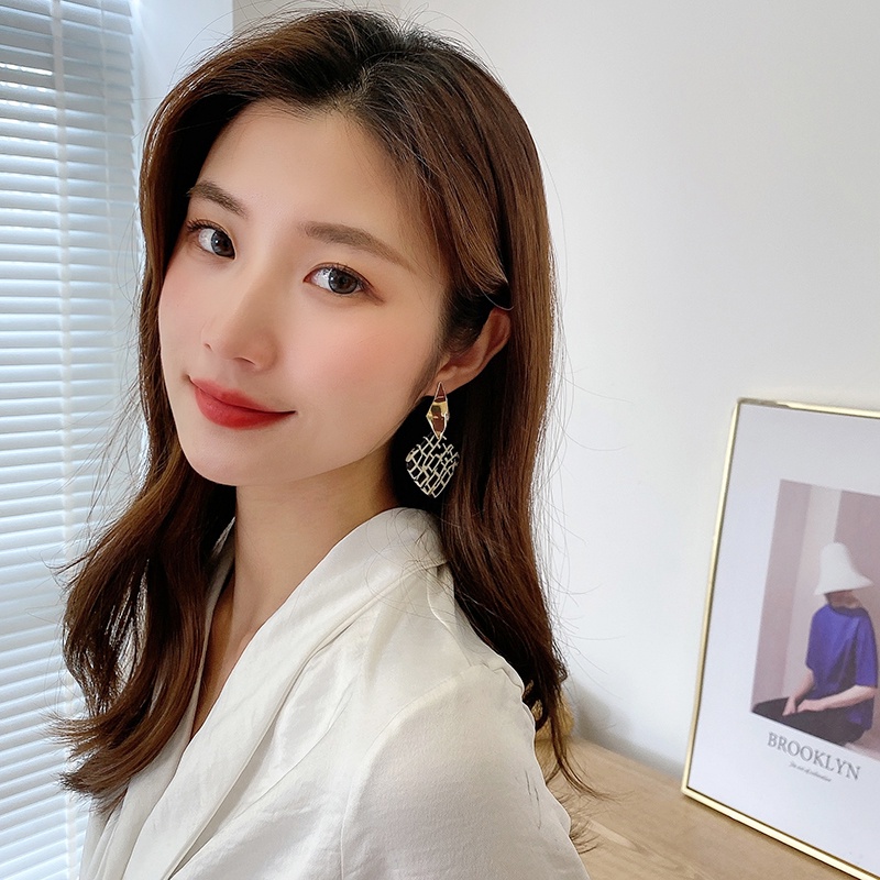 Bông Tai Mạ Bạc 925 Kiểu Hàn Quốc Đơn Giản Hợp Thời Trang