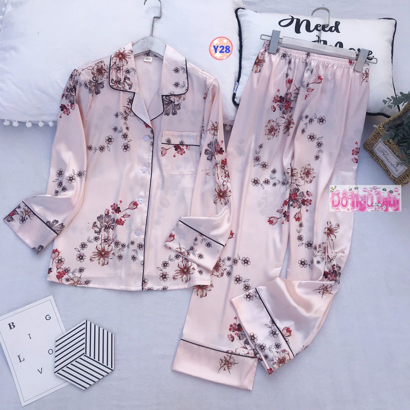 Pijama Lụa Cao Cấp Dài Tay Y2