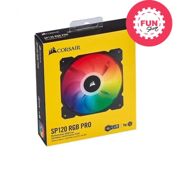 Corsair Quạt Tản Nhiệt Icue Sp120 Rgb Pro Performance 120mm