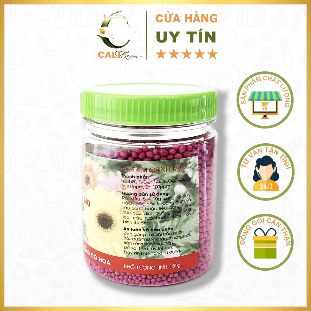 Phân tan chậm RYNAN 240 chuyên dùng cho cây kiểng 150g