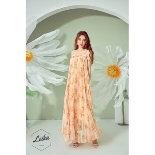 [Maxi] Đầm maxi hoa 2S dập ly dáng dài tiểu thư ngọt ngào