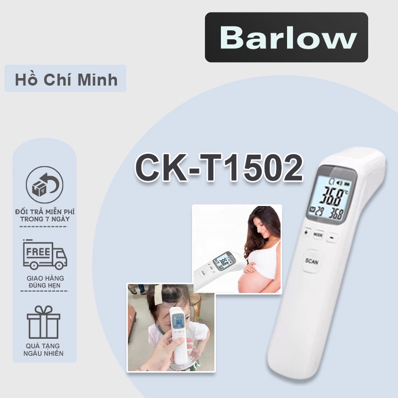 Nhiệt Kế Hồng Ngoại Infrared CK-T1502, Không Tốn Thời Gian,Đo Nhiệt Độ Siêu Nhanh Chuẩn Xác, Bảo Vệ Sức - Barlow Store