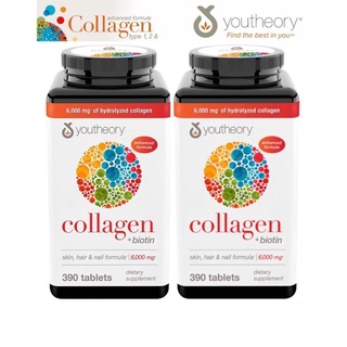 Collagen 390v Collagen Youtheory Advanced Type 1,2&3