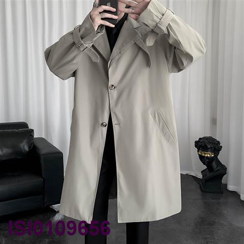 Hàng Có Sẵn Áo Khoác Dài Trung Bình Phong Cách Hàn Quốc Mùa Xuân Thu Dễ Phối Đồ Cho Nam