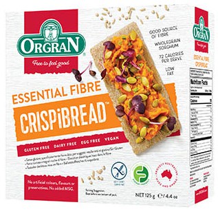 Bánh Ăn Kiêng Cracker Vegan Healthy Nhập Khẩu Úc Thương hiệu Orgran