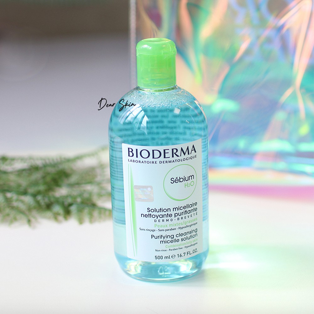 Nước Tẩy Trang Dành Cho Da Nhờn Mụn Bioderma Sebium H2O 100ml 250ml 500ml