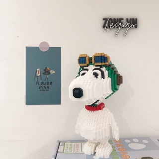 Bộ xếp hình lego mô hình snoopy