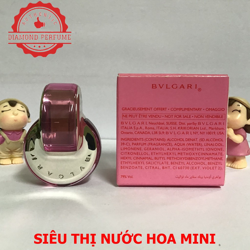 Nước hoa nữ Bvlgari Omnia Pink Sapphire EDT 5ml