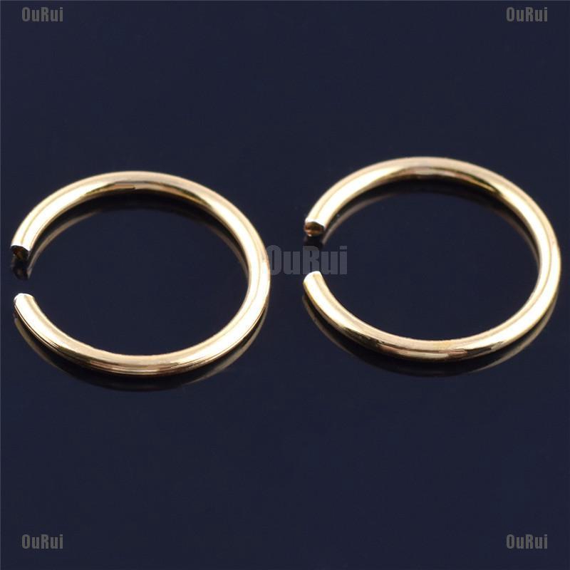 Bộ 40 Khuyên Mũi Bằng Thép Không Gỉ Cá Tính Thời Trang