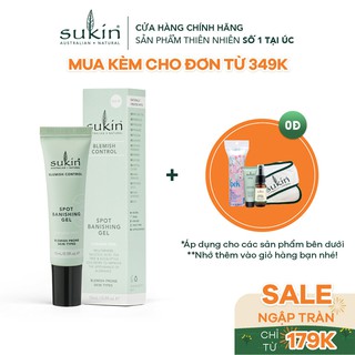 Gel Chấm Mụn Sukin Blemish Control Spot Banishing Gel 15ml