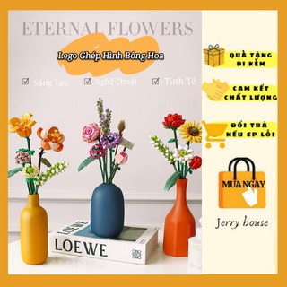 Đồ chơi lắp ráp, đồ chơi lắp ghép mô hình bông hoa mẫu mới 2021- jerry house