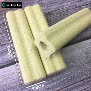 Sứ thanh vàng sứ hoa mai 15cm x 3.8cm loại lớn - vật liệu lọc