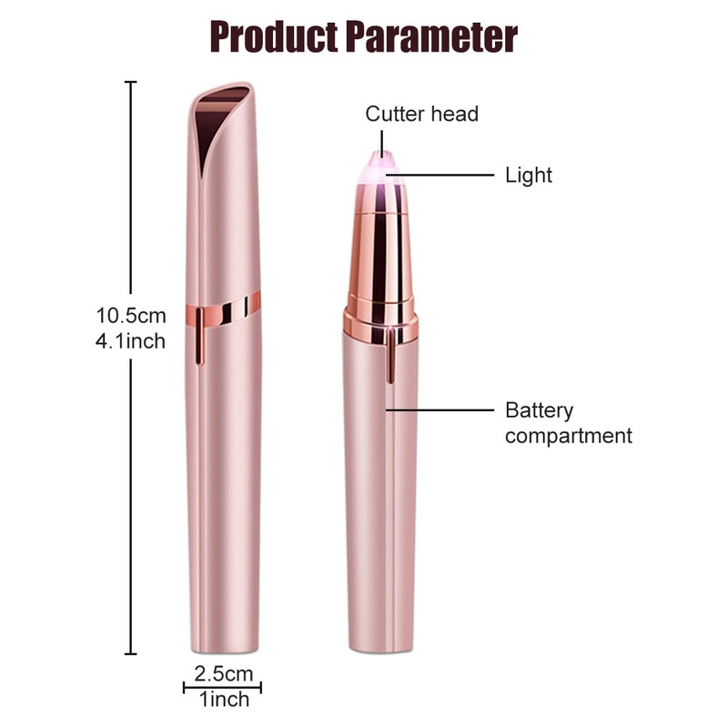 Máy Tỉa Lông Mày Mini Không Gây Đau Đớn Tiện Dụng