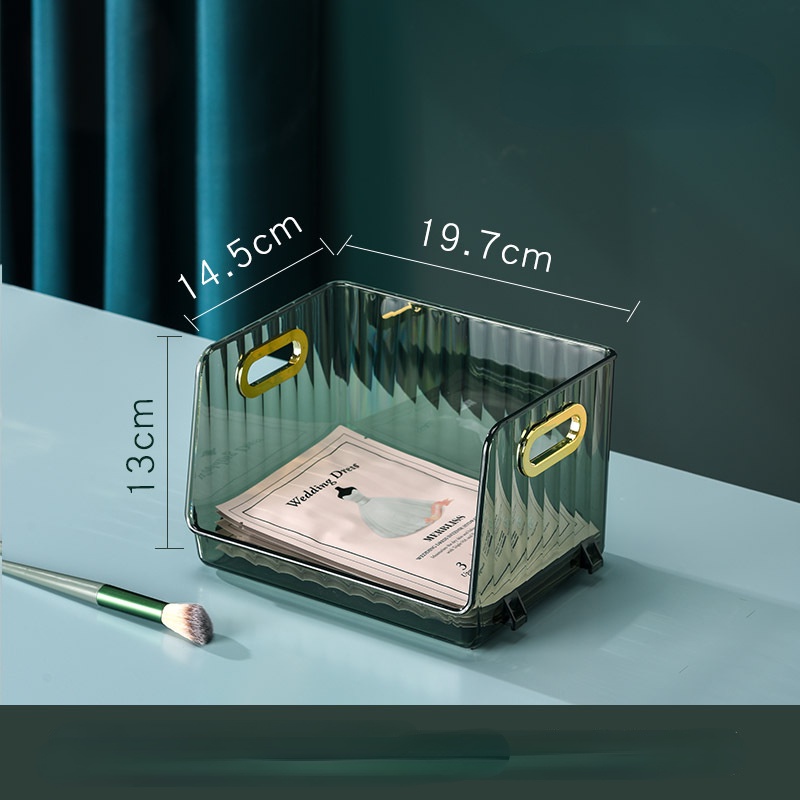 Hộp Đựng Mỹ Phẩm Để Bàn Trong Suốt Sang Trọng Tiện Dụng