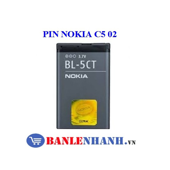Pin BL-5CT dành cho Nokia 5220XM/6303c/6303ci/730c/C3-01/C3-01m/C5-00/C5-02/C6-0/C6-02 (Xám)