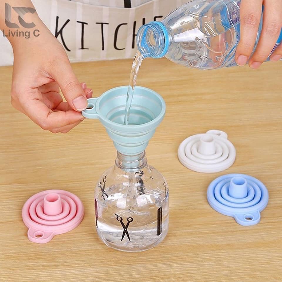 Combo 2 Phễu gấp gọn silicon tiện dụng đa năng