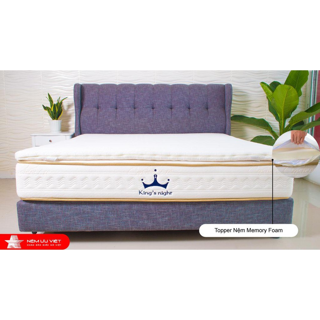 Topper nệm Memory Foam Ưu Việt