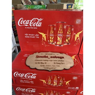 THÙNG 24 LON COCACOLA MẪU MỚI 320ML