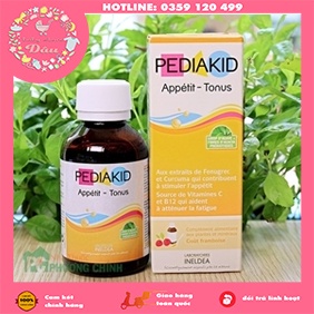 Siro Pediakid ăn ngon 125ml hỗ Trợ Hệ Tiêu Hóa, Giúp Trẻ Ăn Ngon Khỏe Mạnh Pediakid Appetit -Tonus 125ml