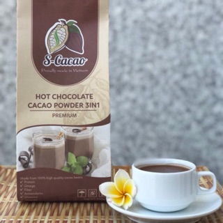 1KG (2 gói) Bột cacao 3 trong 1 hot chocolate 500g