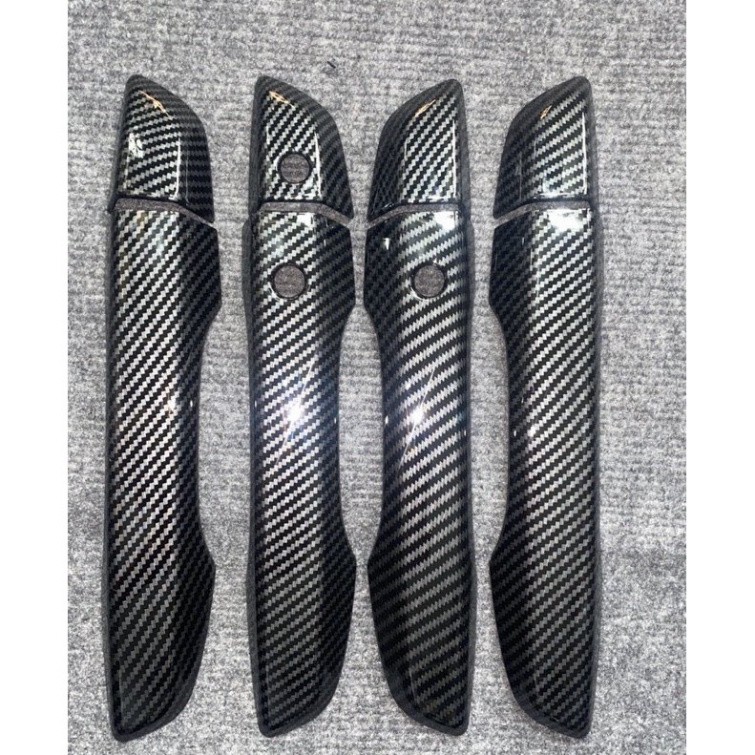 Ốp tay nắm, hõm cửa Carbon xe Honda Civic 2016 - 2021 Vân Cacbon cao cấp- giá 1 bộ
