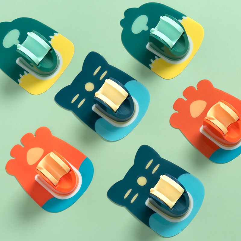 Giá Đỡ Vòi Hoa Sen Tùy Chỉnh Có Giác Hút Cố Định Không Cần Khoan Họa Tiết Hoạt Hình Cho Nhà Tắm